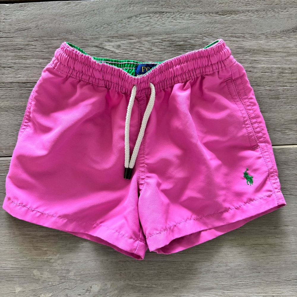 Polo Ralph Lauren Kids’ Pink Swim Shorts / Trunks